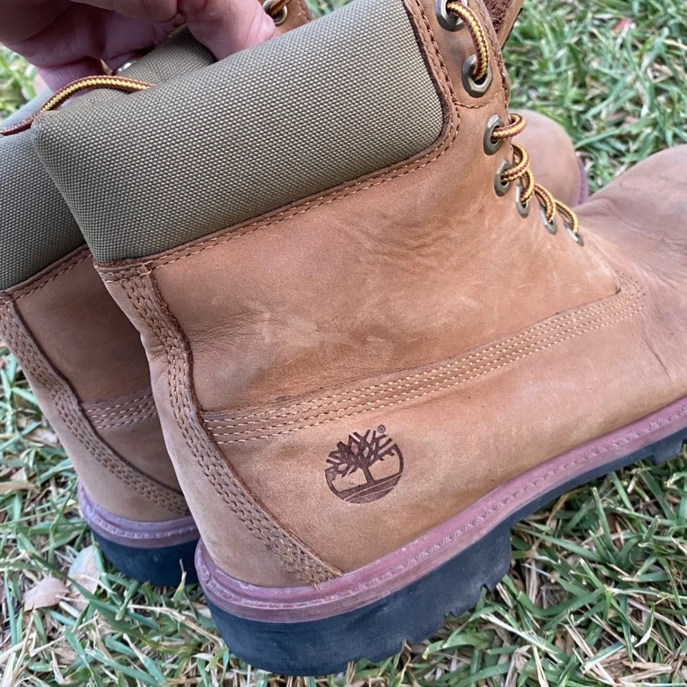 Timberland 6 Inch Premium Wheat Leather Primaloft Work Boots A18IQ Mens 11M